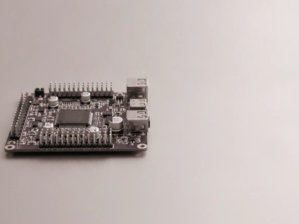 FPGA-Entwicklungsboard in Nahaufnahme